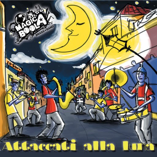 Copertina Attaccati alla Luna